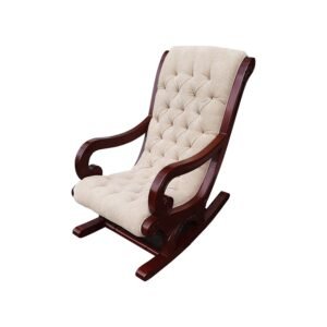 Silla Mecedora Alejandría en Tela